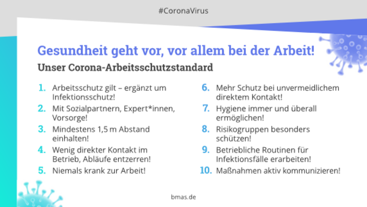 Covid-19-Arbeitsschutzstandards Veröffentlicht | Arbeitssicherheit Und ...